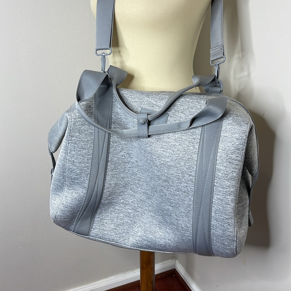 Dagne Dover Landon Neoprene Carryall Bag in Gray XL